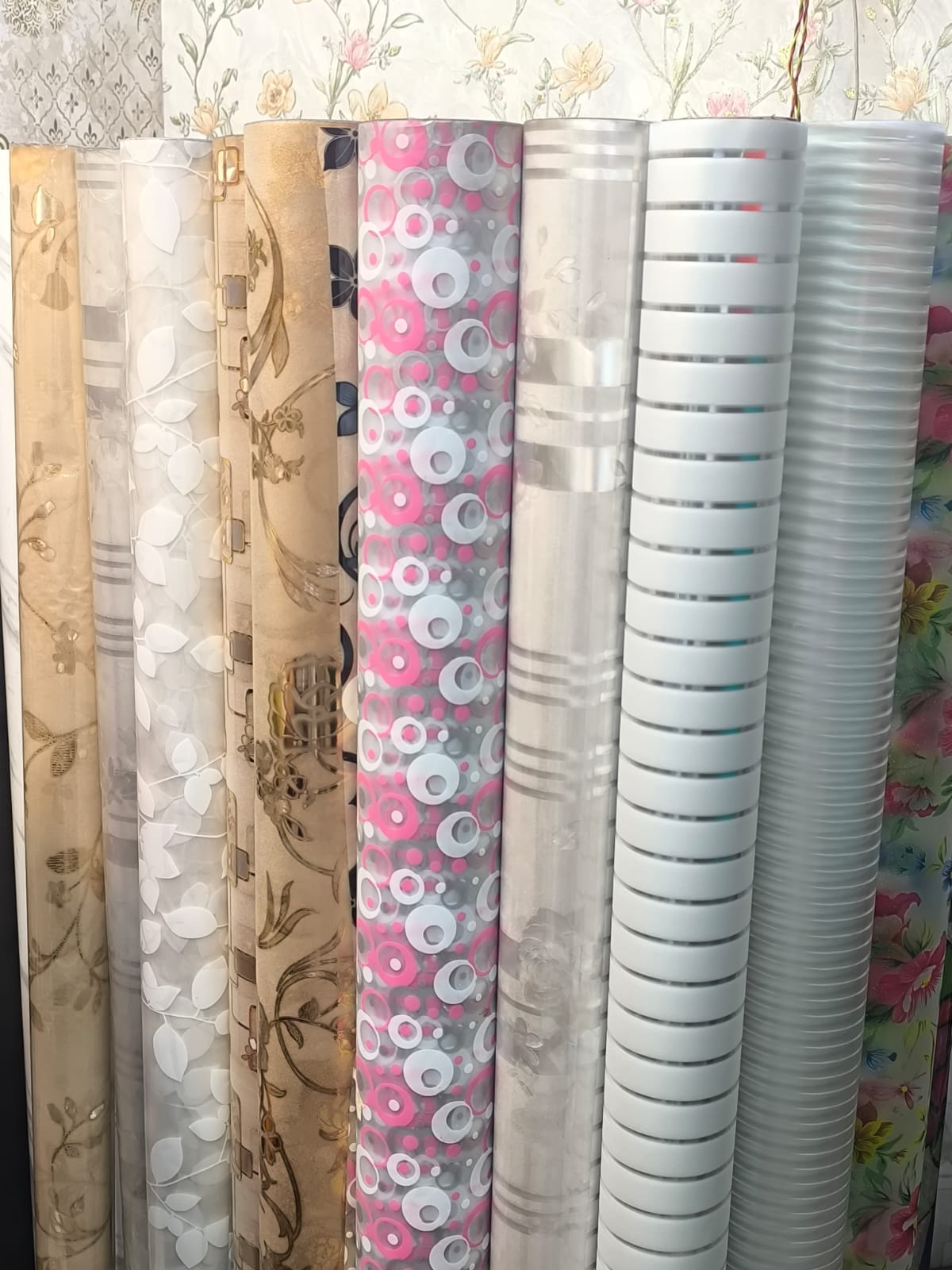Supermarket Glass Door Logo Pattern Decorative Film