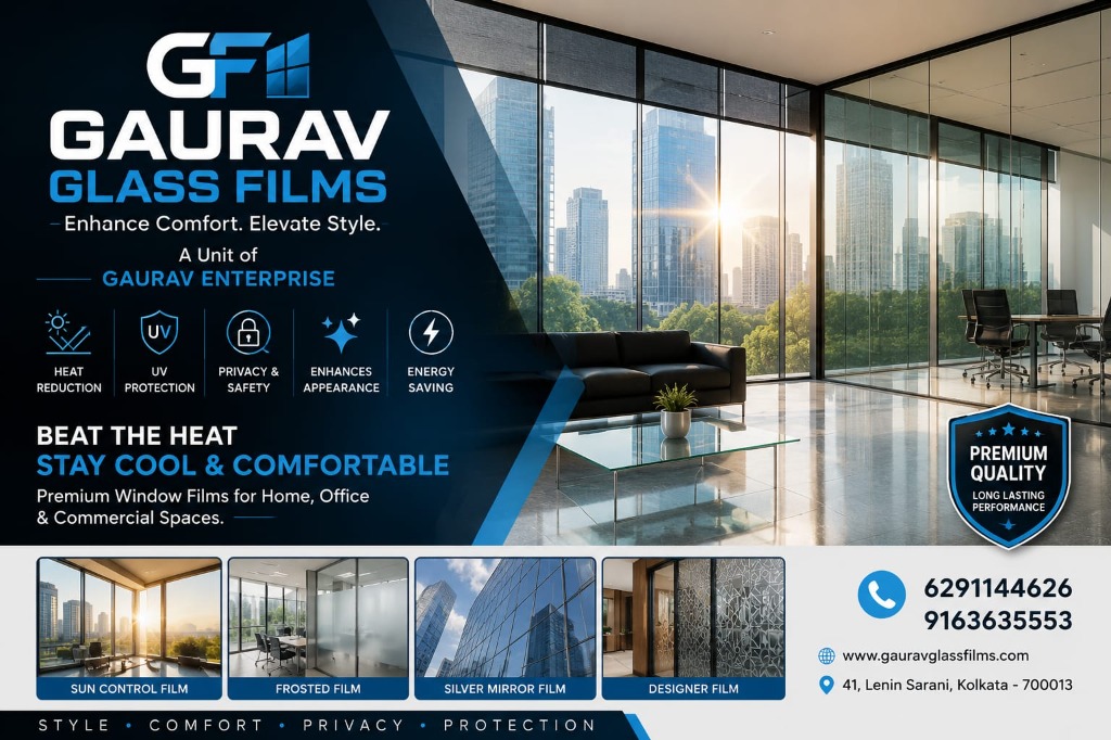 Gaurav Glass Films Corporate Flyer Brochure